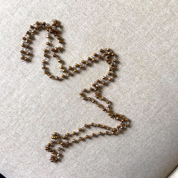 New Versatile golden brown necklace. - Picture 9 of 16